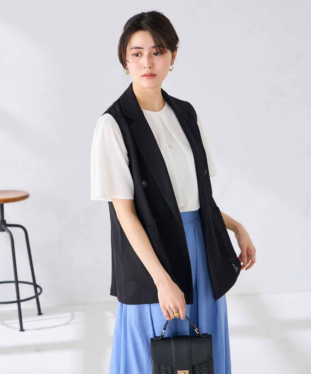 K2JGD17089 a.v.v(アー・ヴェ・ヴェ) シアーダブルジレ ベージュ