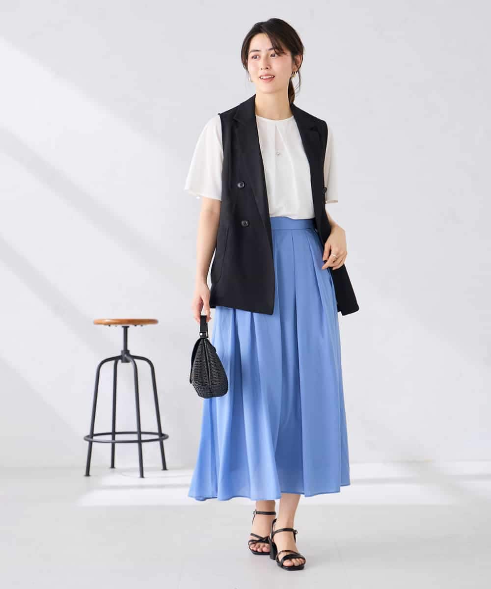 K2JGD17089 a.v.v(アー・ヴェ・ヴェ) シアーダブルジレ ベージュ