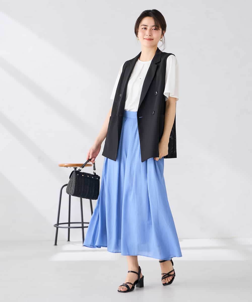 K2JGD17089 a.v.v(アー・ヴェ・ヴェ) シアーダブルジレ ベージュ