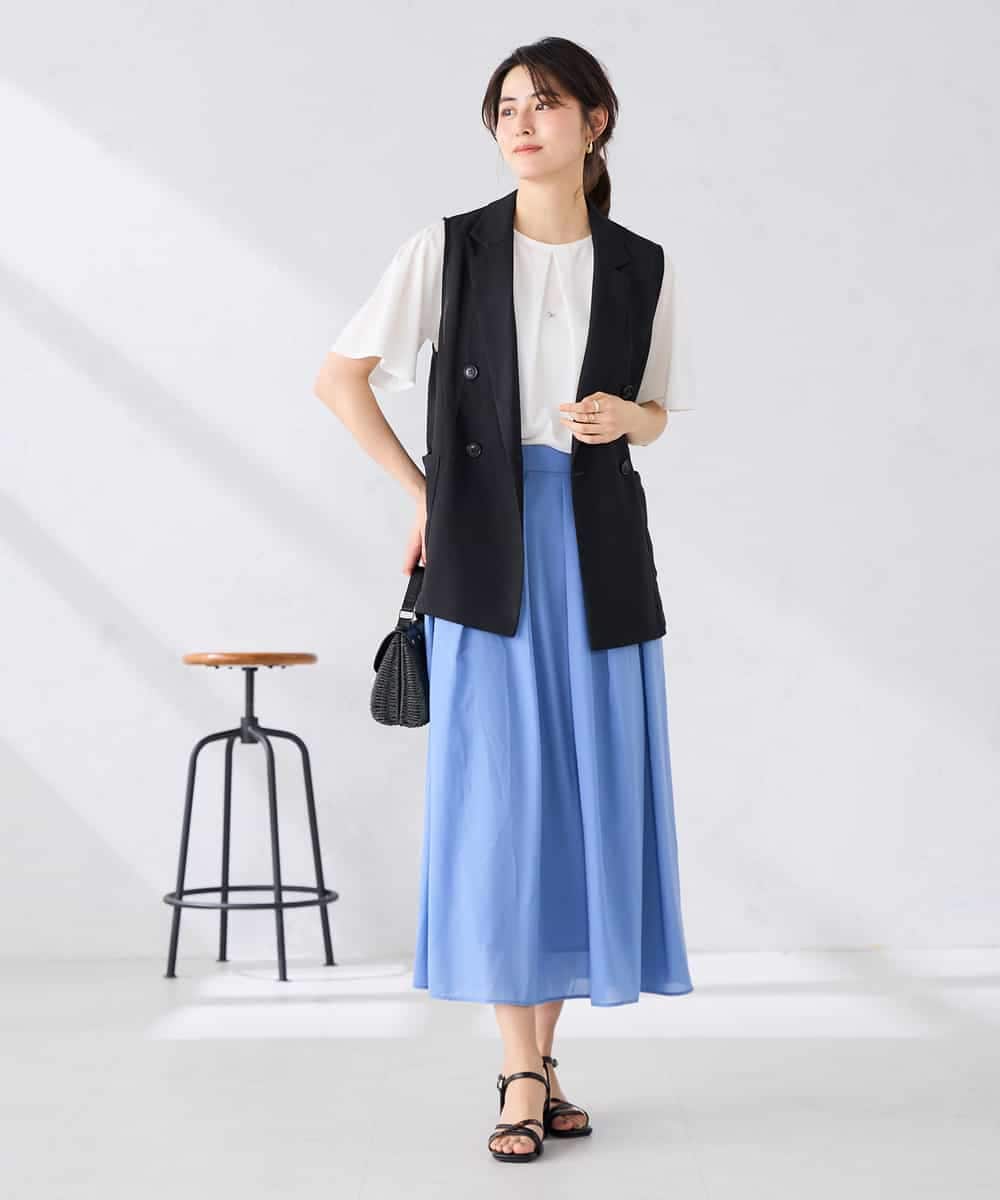 K2JGD17089 a.v.v(アー・ヴェ・ヴェ) シアーダブルジレ ベージュ