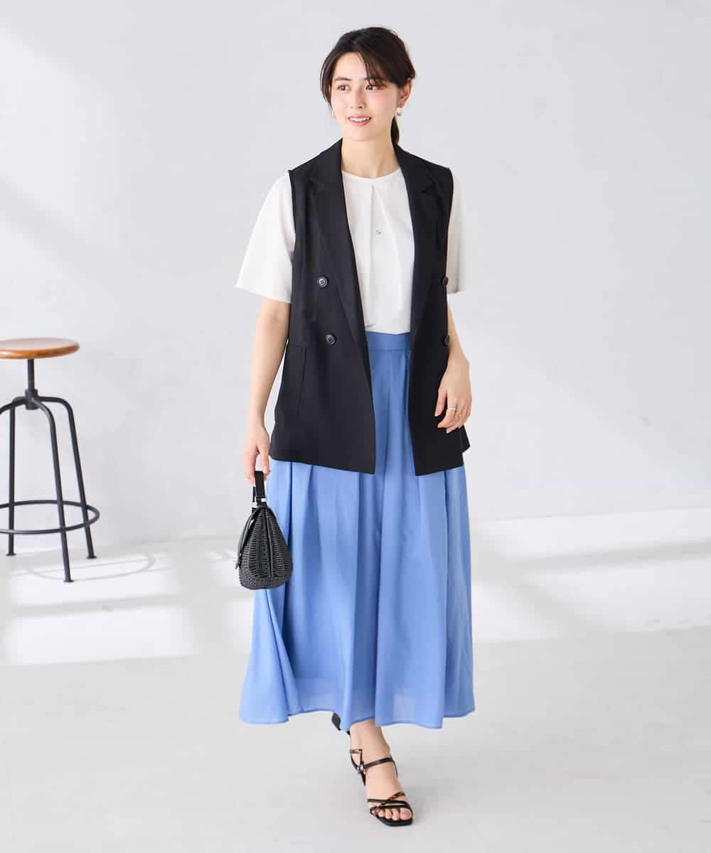 K2JGD17089 a.v.v(アー・ヴェ・ヴェ) シアーダブルジレ ベージュ