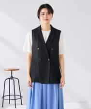 K2JGD17089 a.v.v(アー・ヴェ・ヴェ) シアーダブルジレ ベージュ