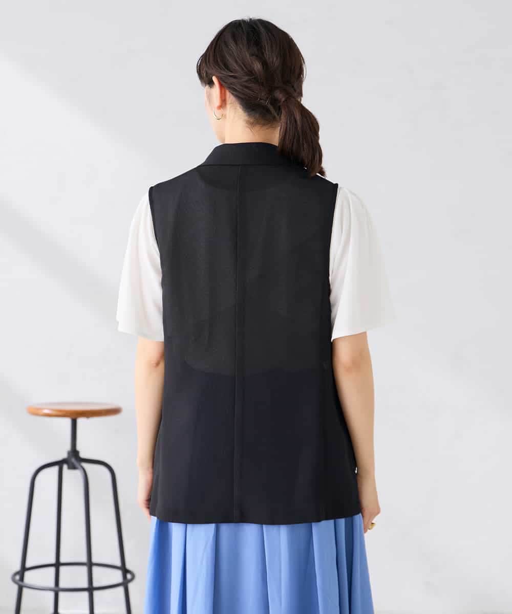 K2JGD17089 a.v.v(アー・ヴェ・ヴェ) シアーダブルジレ ベージュ