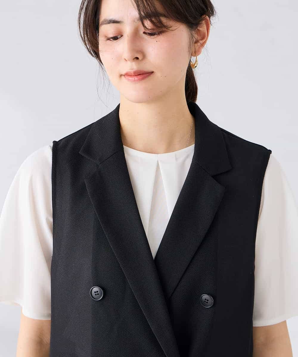 K2JGD17089 a.v.v(アー・ヴェ・ヴェ) シアーダブルジレ ベージュ