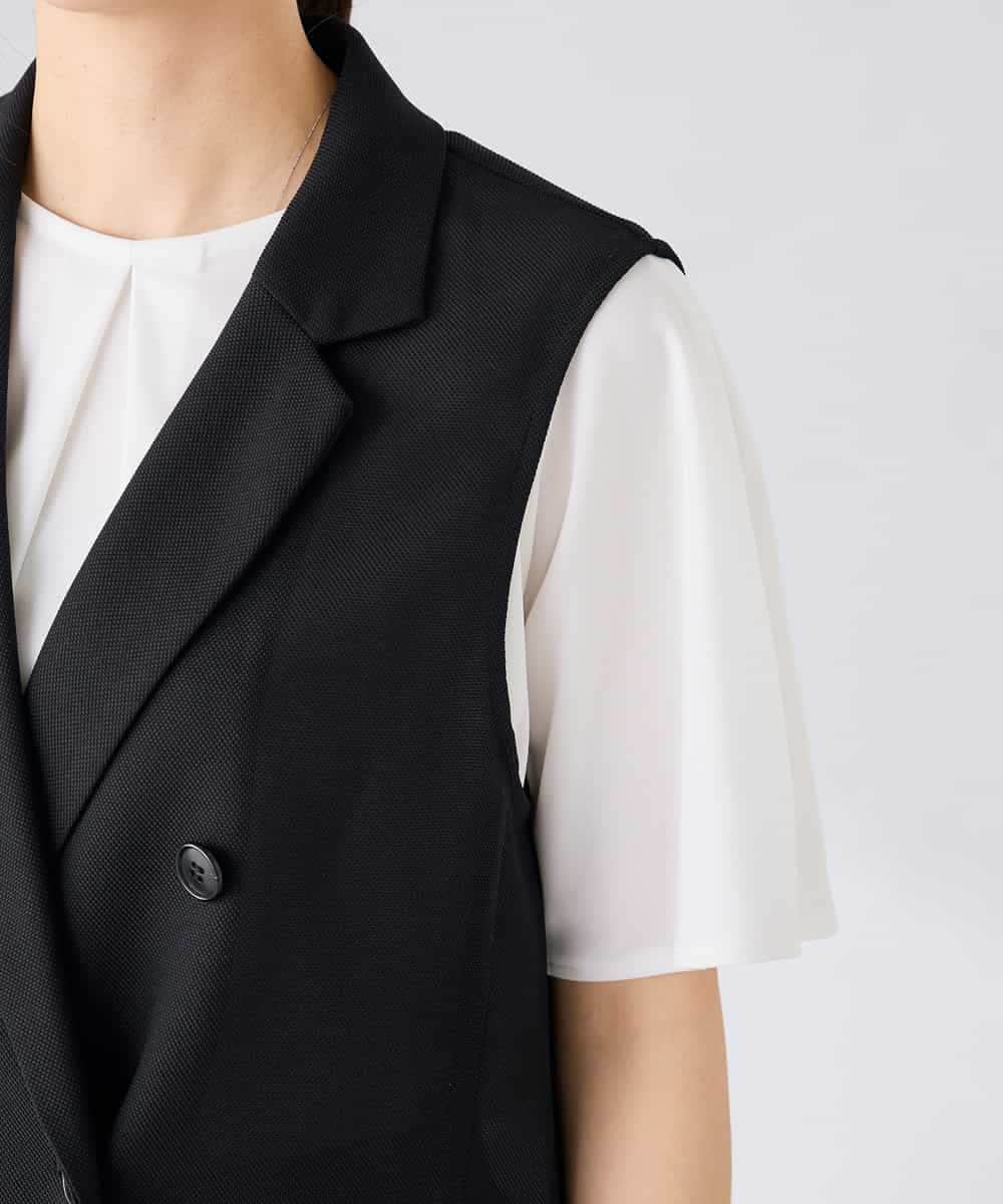 K2JGD17089 a.v.v(アー・ヴェ・ヴェ) シアーダブルジレ ベージュ