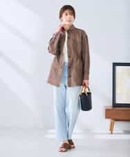 K2JGD19089 a.v.v(アー・ヴェ・ヴェ) シアーサファリジャケット ブラウン