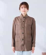 K2JGD19089 a.v.v(アー・ヴェ・ヴェ) シアーサファリジャケット ブラウン