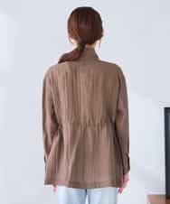 K2JGD19089 a.v.v(アー・ヴェ・ヴェ) シアーサファリジャケット ブラウン