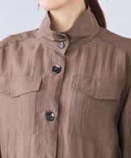 K2JGD19089 a.v.v(アー・ヴェ・ヴェ) シアーサファリジャケット ブラウン