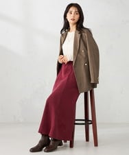 K2JJA06109 a.v.v(アー・ヴェ・ヴェ) 【マシンウォッシャブル】ダブルブレストジャケット ネイビー