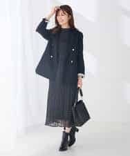 K2JJD02119 a.v.v(アー・ヴェ・ヴェ) Wブレストジャケット ネイビー