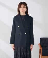 K2JJD02119 a.v.v(アー・ヴェ・ヴェ) Wブレストジャケット ネイビー