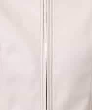 K2JJJ08079 a.v.v(アー・ヴェ・ヴェ) フェイクレザーノーカラージャケット ベージュ