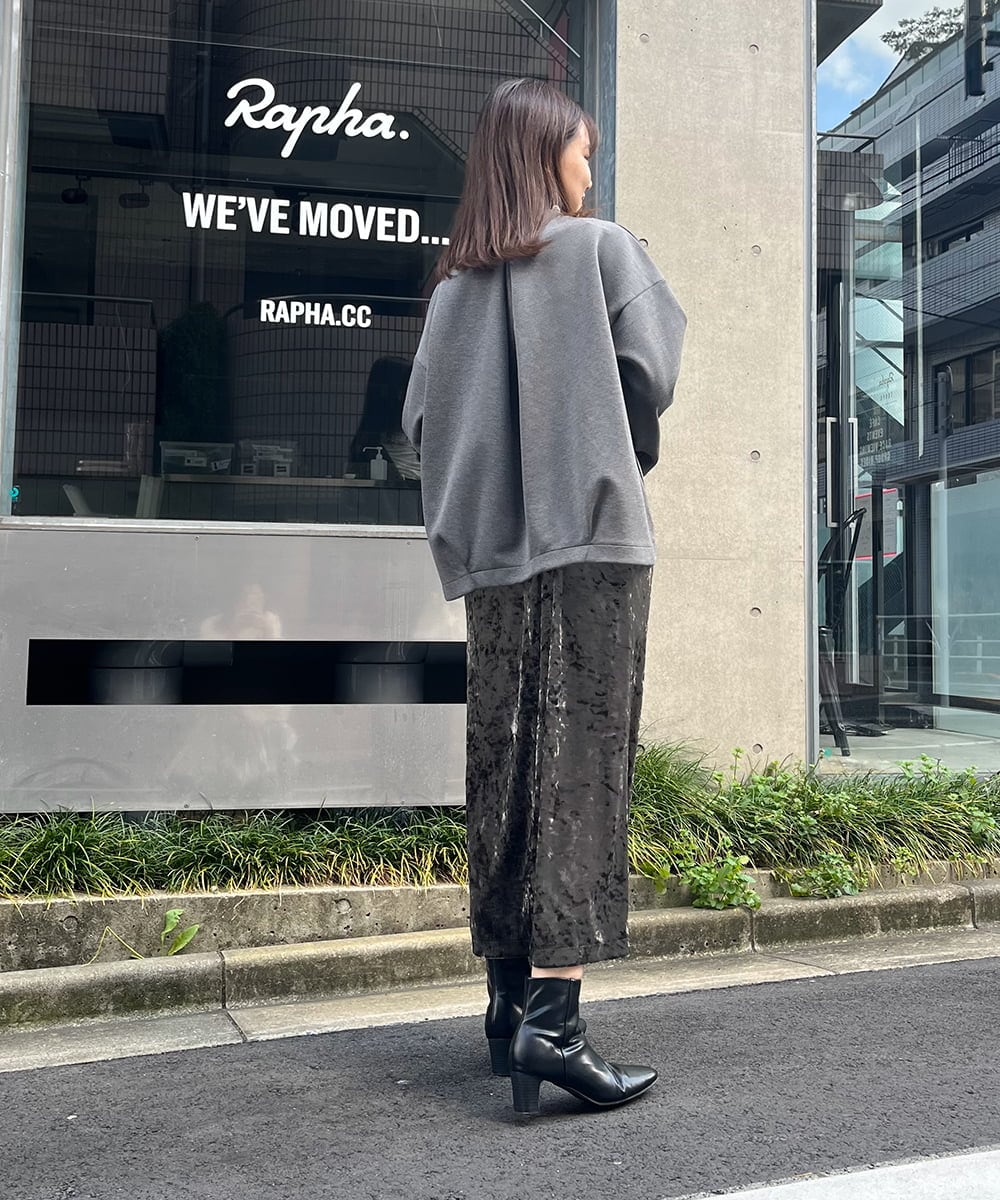 K2JKS16079 a.v.v(アー・ヴェ・ヴェ) ダンボールノーカラーライトアウター ダークグレー