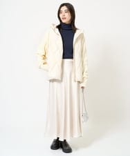K2JKV06130 a.v.v(アー・ヴェ・ヴェ) キルトニットドッキングジャケット ブラック