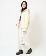 K2JKV06130 a.v.v(アー・ヴェ・ヴェ) キルトニットドッキングジャケット ブラック