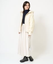 K2JKV06130 a.v.v(アー・ヴェ・ヴェ) キルトニットドッキングジャケット ブラック