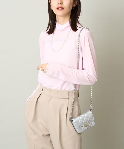 K2KAD05029 a.v.v シアーストレッチハイネックトップス