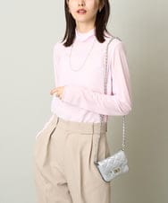 K2KAD05029 a.v.v(アー・ヴェ・ヴェ) シアーストレッチハイネックトップス ピンク