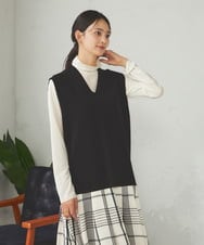 K2KAD05029 a.v.v(アー・ヴェ・ヴェ) シアーストレッチハイネックトップス アイボリー