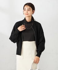 K2KAD05029 a.v.v(アー・ヴェ・ヴェ) シアーストレッチハイネックトップス アイボリー