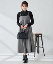 K2KAD05029 a.v.v(アー・ヴェ・ヴェ) シアーストレッチハイネックトップス アイボリー