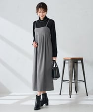 K2KAD05029 a.v.v(アー・ヴェ・ヴェ) シアーストレッチハイネックトップス アイボリー