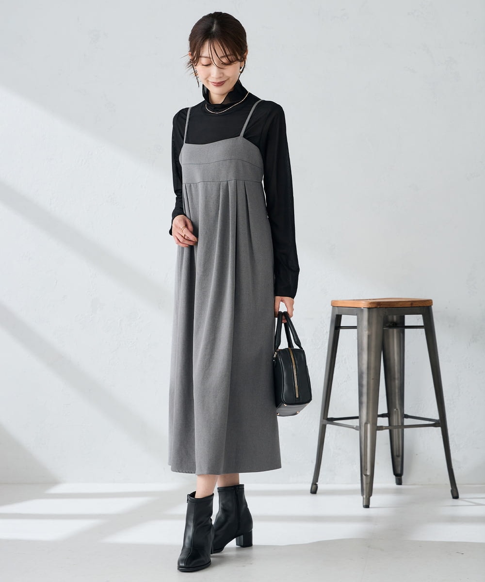 K2KAD05029 a.v.v(アー・ヴェ・ヴェ) シアーストレッチハイネックトップス アイボリー