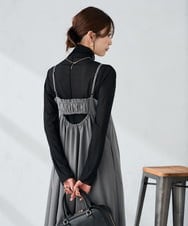 K2KAD05029 a.v.v(アー・ヴェ・ヴェ) シアーストレッチハイネックトップス ブラック