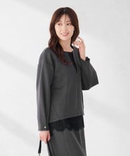 K2KAG02035 a.v.v(アー・ヴェ・ヴェ) レース ヘム ロンT ブラック