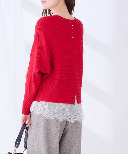 K2KAG03035 a.v.v 【雑誌InRed(宝島社)11月号掲載】チュールレースヘムロンT