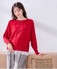 K2KAG03035 a.v.v(アー・ヴェ・ヴェ) 【雑誌InRed(宝島社)11月号掲載】チュールレースヘムロンT ホワイト