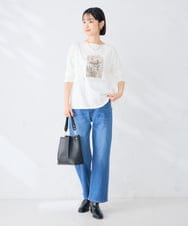 K2KAG15035 a.v.v(アー・ヴェ・ヴェ) アソート ロゴ プリント 長袖 Tシャツ ダークグレー