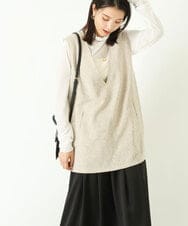 K2KAS05024 a.v.v(アー・ヴェ・ヴェ) シアーハイネックトップス ホワイト