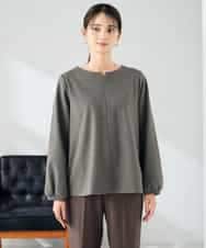 K2KBD45044 a.v.v(アー・ヴェ・ヴェ) 千鳥ジャガードトップス ブラウン