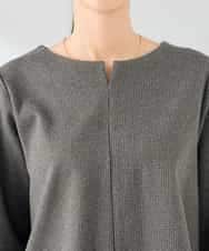 K2KBD45044 a.v.v(アー・ヴェ・ヴェ) 千鳥ジャガードトップス ブラウン