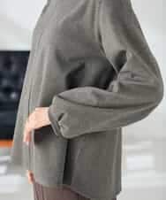 K2KBD45044 a.v.v(アー・ヴェ・ヴェ) 千鳥ジャガードトップス ブラウン