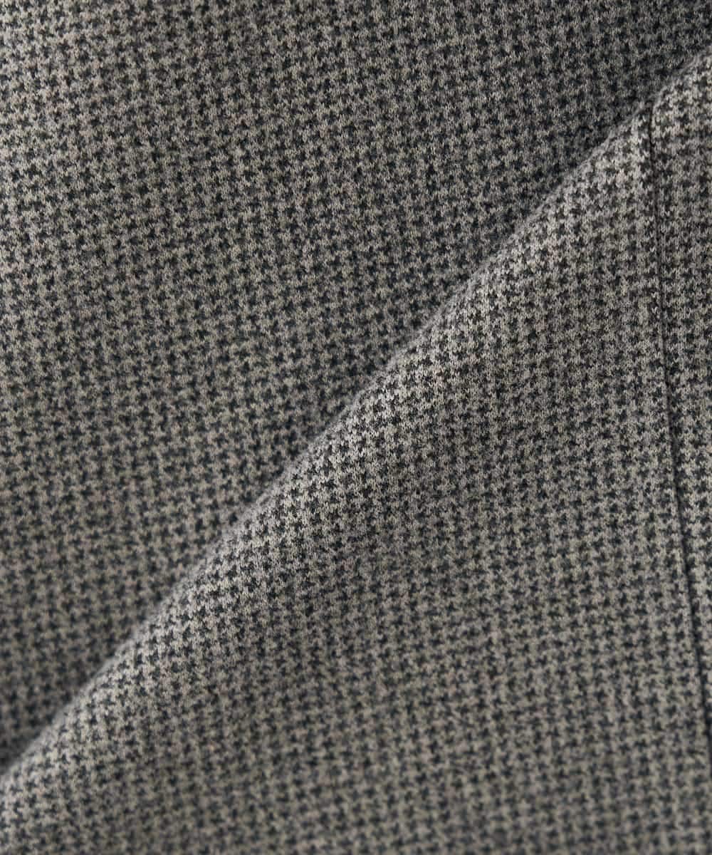 K2KBD45044 a.v.v(アー・ヴェ・ヴェ) 千鳥ジャガードトップス ブラウン