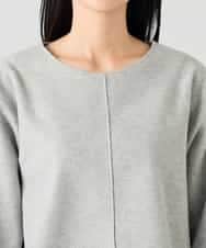 K2KBD48059 a.v.v(アー・ヴェ・ヴェ) 【洗える/ストレッチ 】ウールライクジャージプルオーバー ベージュ