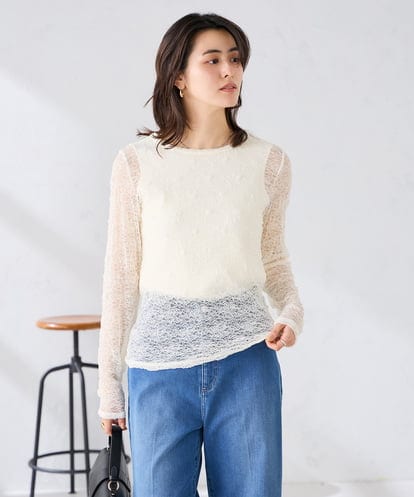 K2KED04029 a.v.v ストレッチレーストップス