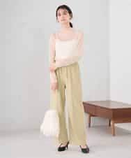 K2KED07029 a.v.v(アー・ヴェ・ヴェ) シャイニーシアーハイネックカットソー アイボリー