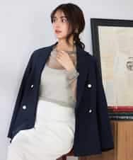 K2KED07029 a.v.v(アー・ヴェ・ヴェ) シャイニーシアーハイネックカットソー アイボリー