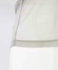 K2KED07029 a.v.v(アー・ヴェ・ヴェ) シャイニーシアーハイネックカットソー アイボリー