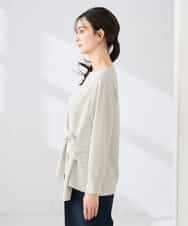 K2KED12044 a.v.v(アー・ヴェ・ヴェ) ウエストリボントップス ライトグレー