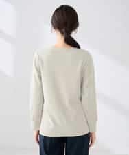 K2KED12044 a.v.v(アー・ヴェ・ヴェ) ウエストリボントップス ライトグレー