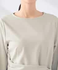 K2KED12044 a.v.v(アー・ヴェ・ヴェ) ウエストリボントップス ライトグレー