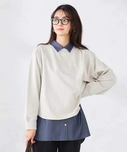 K2KED14044 a.v.v ラメ裏毛ドルマンスウェット