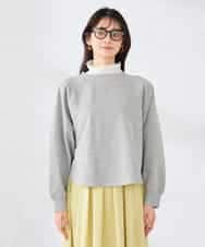 K2KED14044 a.v.v(アー・ヴェ・ヴェ) ラメ裏毛ドルマンスウェット グレージュ