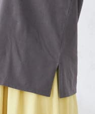 K2KED15034 a.v.v(アー・ヴェ・ヴェ) 【コットン100%】ロゴアソートロンT ダークグレー（箔プリント）