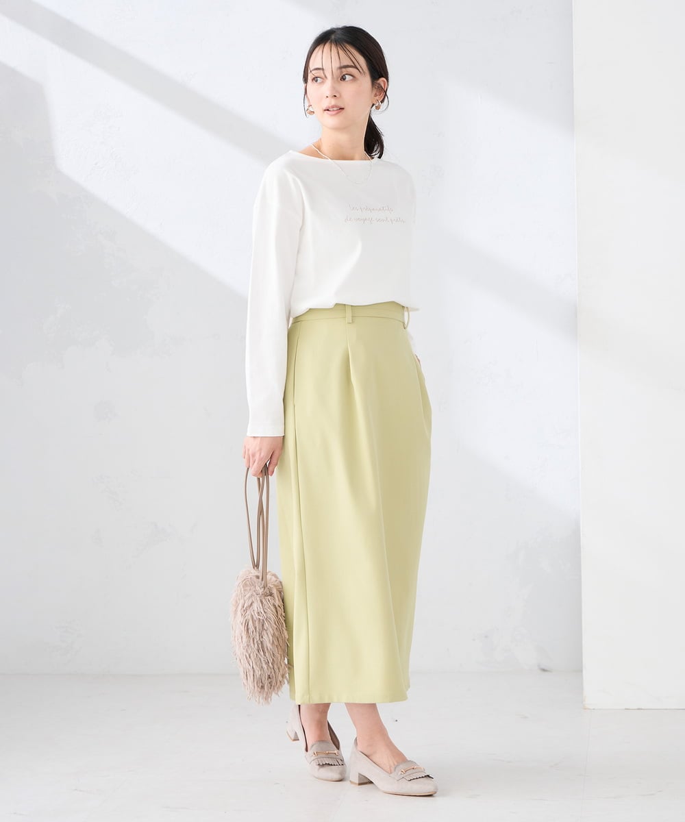 K2KED15034 a.v.v(アー・ヴェ・ヴェ) 【コットン100%】ロゴアソートロンT ダークグレー（箔プリント）